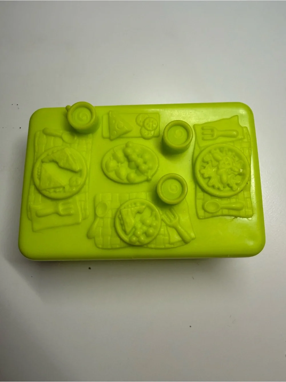 Fisher Price Little People Green Lunch Table Picnic For House Cottage